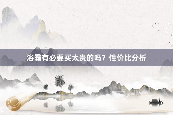 浴霸有必要买太贵的吗？性价比分析
